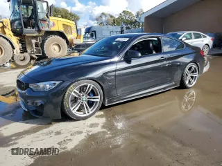 2019 BMW M4 with VIN WBS4Y9C57KAG67209, listed as a Copart auction lot 44204445 with 52,605 mi miles and Salvage Title. Bid and sale history available at carsss.com. Image 1.