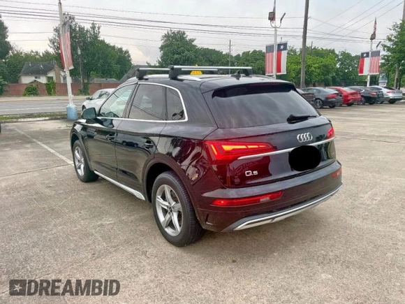 2021 Audi Q5 Premium z VIN WA1AAAFY8M2003513, wystawiony jako Copart lot #59569575 z przebiegiem 87 242 mil mil oraz Czysty tytuł • Clean title. Historia ofert i sprzedaży dostępna na DreamBid. Obrazek 3.