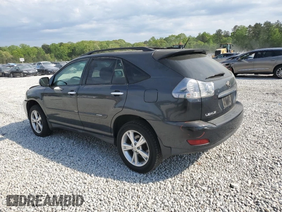2008 Lexus RX 400h with VIN JTJGW31U582851546, listed as a Copart auction lot 52691335 with 152,790 mi miles and Salvage Title. Bid and sale history available at DreamBid. Image 2.
