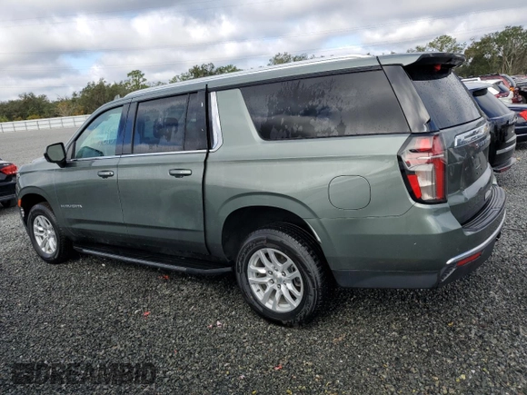 2023 Chevrolet Suburban LT with VIN 1GNSCCKD2PR195582, listed as a Copart auction lot 84453924 with 46,695 mi miles and Salvage title. Bid and sale history available at DreamBid. Image 2.