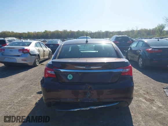 2012 Chrysler 200 Touring with VIN 1C3CCBBB3CN278191, listed as a IAAI auction lot 42119455 with 170,180 mi miles and . Bid and sale history available at DreamBid. Image 16.