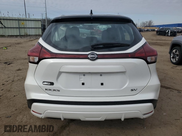 2023 Nissan Kicks SV with VIN 3N1CP5CV2PL544335, listed as a Copart auction lot 52117175 with 7,570 mi miles and Clean Title. Bid and sale history available at carsss.com. Image 6.