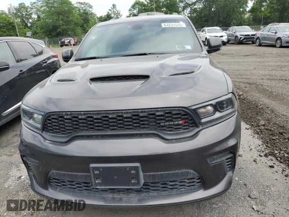 2021 Dodge Durango GT Plus with VIN 1C4RDJDG7MC837342, listed as a Copart auction lot 63235535 with 33,971 mi miles and Non repairable. Bid and sale history available at DreamBid. Image 5.