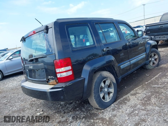 2008 Jeep Liberty Sport with VIN 1J8GN28K48W232491, listed as a IAAI auction lot 42212873 with 142,557 mi miles and . Bid and sale history available at carsss.com. Image 4.