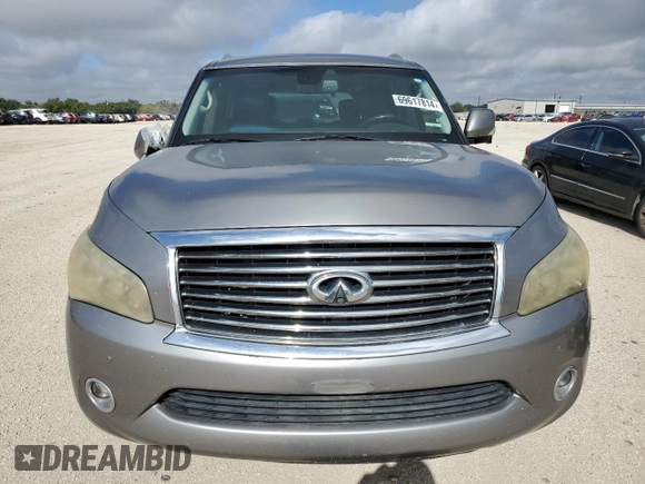 2012 Infiniti QX56 7-passenger with VIN JN8AZ2NF6C9516659, listed as a Copart auction lot 69617814 with 275,756 mi miles and Clean Title. Bid and sale history available at carsss.com. Image 5.