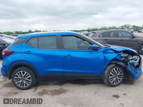 2023 Nissan Kicks SV with VIN 3N1CP5CV3PL554999, listed as a IAAI auction lot 42124980 with 19,963 mi miles and . Bid and sale history available at DreamBid. Image 13.