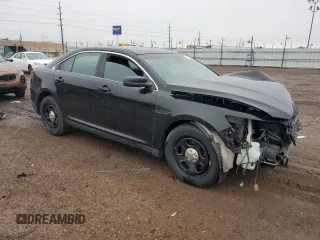 2015 Ford Police Interceptor with VIN 1FAHP2MT8FG144206, listed as a Copart auction lot 59353335 with Not provided miles and Salvage title. Bid and sale history available at DreamBid. Image 4.