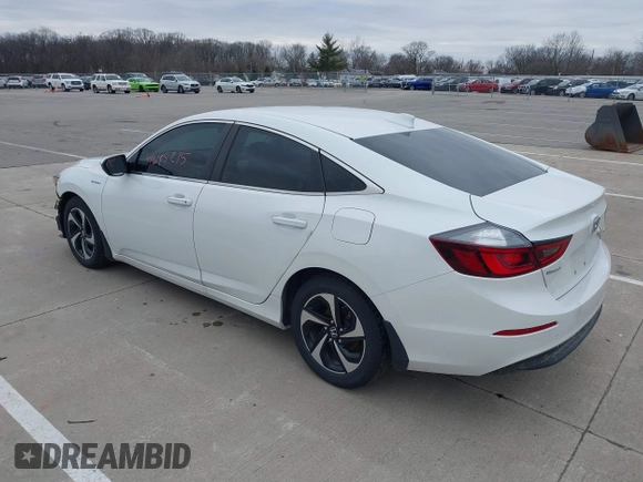 2021 Honda Insight EX with VIN 19XZE4F5XME007070, listed as a IAAI auction lot 41695215 with 99,670 mi miles and . Bid and sale history available at carsss.com. Image 3.