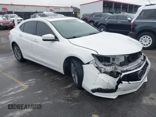 2020 Acura TLX with VIN 19UUB1F39LA003045, listed as a IAAI auction lot 41508499 with 83,326 mi miles. Bid and sale history available at carsss.com. Image 1.
