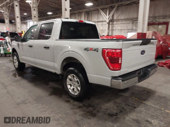2023 Ford F-150 XL with VIN 1FTFW1E57PKE86937, listed as a IAAI auction lot 41862408 with 37,461 mi miles. Bid and sale history available at carsss.com. Image 3.