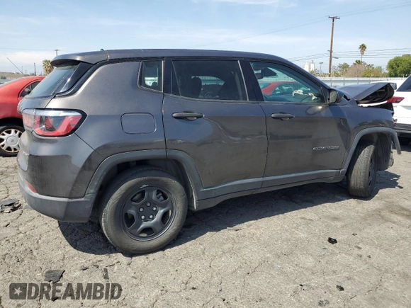 2018 Jeep Compass Sport with VIN 3C4NJCAB3JT194368, listed as a Copart auction lot 54204525 with 108,364 mi miles and Salvage title. Bid and sale history available at DreamBid. Image 3.