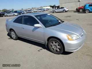 2001 Honda Civic EX with VIN 1HGEM22901L121310, listed as a Copart auction lot 54060515 with 200,973 mi miles and Clean Title. Bid and sale history available at carsss.com. Image 4.