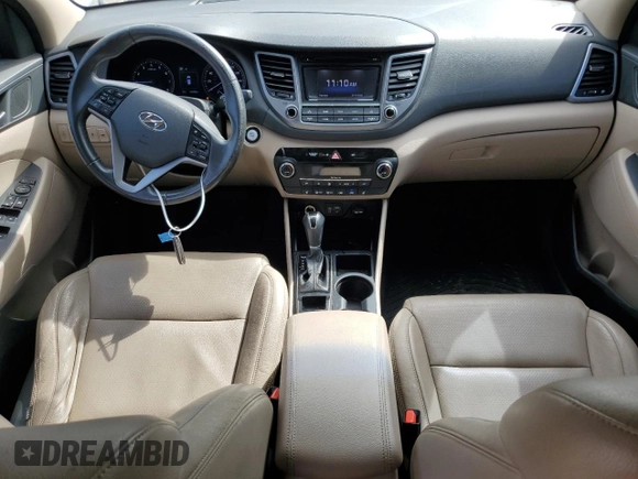 2017 Hyundai Tucson Sport with VIN KM8J3CA25HU570945, listed as a Copart auction lot 52555265 with 124,192 mi miles and Salvage Title. Bid and sale history available at DreamBid. Image 8.