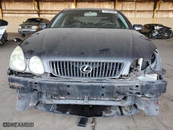 2002 Lexus GS 300 with VIN JT8BD69S720173181, listed as a Copart auction lot 74780784 with 167,479 mi miles and Salvage Title. Bid and sale history available at carsss.com. Image 5.