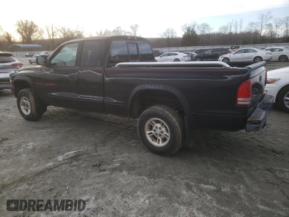 1999 Dodge Dakota SLT with VIN 1B7GG22X1XS235134, listed as a Copart auction lot 45508585 with 172,701 mi miles and Salvage Title. Bid and sale history available at carsss.com. Image 2.