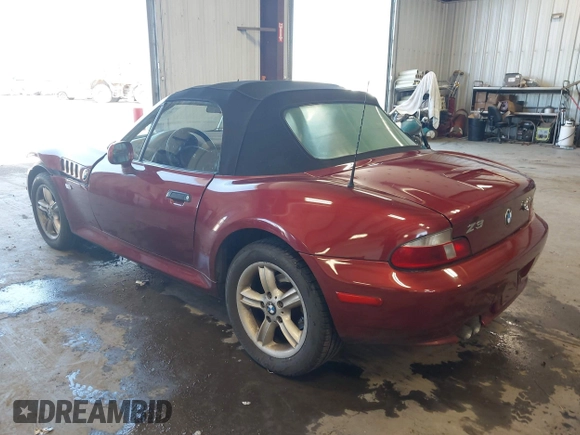 2000 BMW Z3 2.5 z VIN WBACH9346YLF92166, wystawiony jako IAAI lot #42323947 z przebiegiem 130 652 mil mil oraz . Historia ofert i sprzedaży dostępna na DreamBid. Obrazek 3.