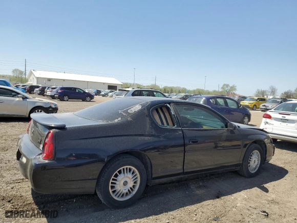 2002 Chevrolet Monte Carlo LS with VIN 2G1WW12EX29352690, listed as a Copart auction lot 47181515 with 132,347 mi miles and Non Repairable. Bid and sale history available at carsss.com. Image 3.