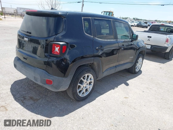 2023 Jeep Renegade Latitude with VIN ZACNJDB17PPP70052, listed as a IAAI auction lot 42223663 with 27,606 mi miles and . Bid and sale history available at DreamBid. Image 4.