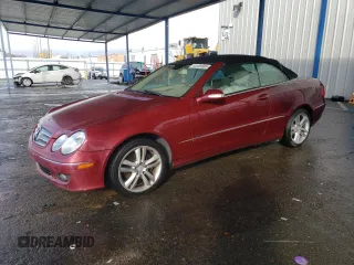 2007 Mercedes-Benz CLK-Class 3.5L with VIN WDBTK56G87T078543, listed as a Copart auction lot 44169935 with 116,082 mi miles and Clean Title. Bid and sale history available at carsss.com. Image 1.
