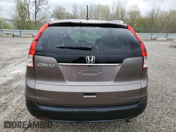 2012 Honda CR-V EX-L with VIN 5J6RM3H73CL009867, listed as a Copart auction lot 52484395 with 172,109 mi miles and Non Repairable. Bid and sale history available at carsss.com. Image 6.