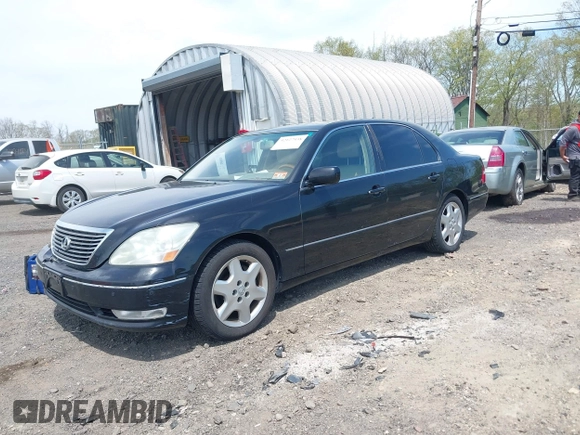 2005 Lexus LS 430 z VIN JTHBN36F450174540, wystawiony jako IAAI lot #42127938 z przebiegiem 216 251 mil mil oraz . Historia ofert i sprzedaży dostępna na DreamBid. Obrazek 2.