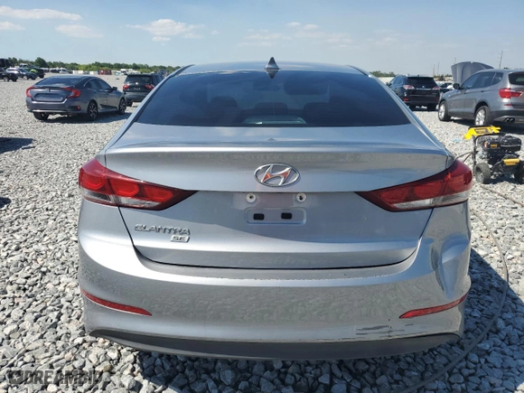 2017 Hyundai Elantra SE with VIN 5NPD74LF3HH151935, listed as a Copart auction lot 51852425 with 134,502 mi miles and Clean Title. Bid and sale history available at carsss.com. Image 6.
