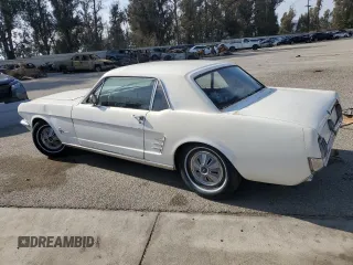 1966 Ford Mustang z VIN 6R07T150972, wystawiony jako Copart lot #43465275 z przebiegiem 27 105 mil mil oraz Czysty tytuł • Clean title. Historia ofert i sprzedaży dostępna na DreamBid. Obrazek 2.