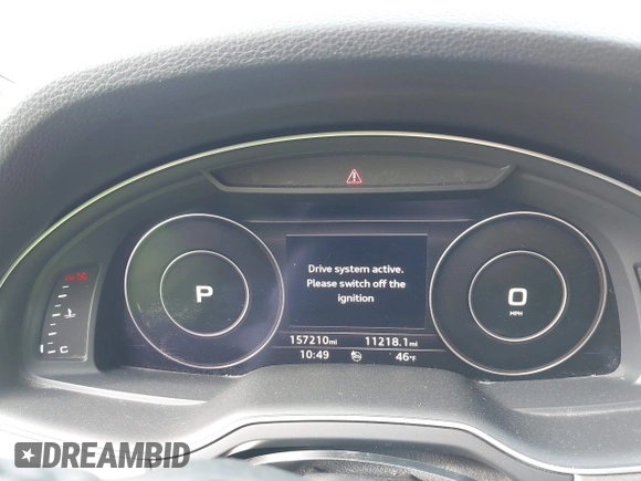 2019 Audi Q7 Prestige with VIN WA1VAAF78KD041186, listed as a IAAI auction lot 41641100 with 157,210 mi miles. Bid and sale history available at carsss.com. Image 15.