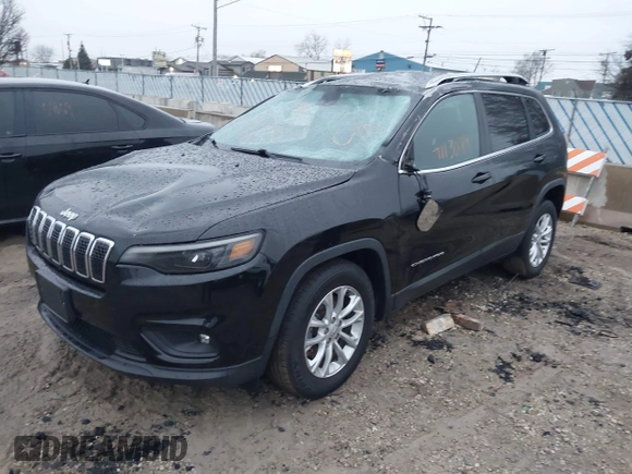 2019 Jeep Cherokee Latitude with VIN 1C4PJMCB8KD367868, listed as a IAAI auction lot 41465306 with 84,250 mi miles. Bid and sale history available at carsss.com. Image 22.