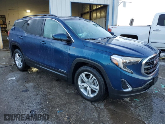 2020 GMC Terrain SLE with VIN 3GKALTEVXLL309519, listed as a Copart auction lot 45784245 with 13,841 mi miles and Salvage Title. Bid and sale history available at DreamBid. Image 4.