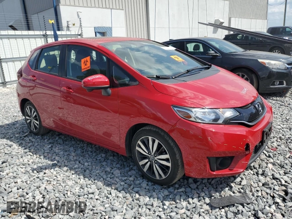 2016 Honda Fit EX with VIN JHMGK5H7XGX013605, listed as a Copart auction lot 53618305 with 46,273 mi miles and Salvage Title. Bid and sale history available at DreamBid. Image 4.