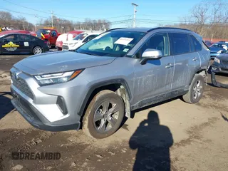 2023 Toyota RAV4 Hybrid LE with VIN JTMMWRFV6PD186024, listed as a IAAI auction lot 41417213 with 9,217 mi miles. Bid and sale history available at carsss.com. Image 2.