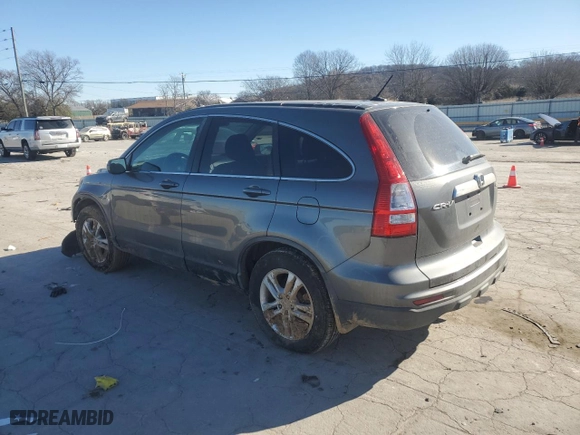 2010 Honda CR-V EX-L with VIN JHLRE4H71AC011688, listed as a Copart auction lot 47208055 with 0 mi miles and Salvage Title. Bid and sale history available at carsss.com. Image 2.