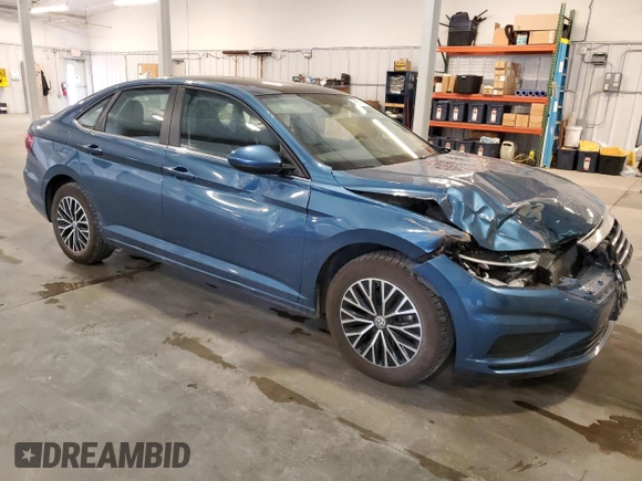 2020 Volkswagen Jetta S with VIN 3VWC57BU2LM078396, listed as a Copart auction lot 59617905 with 59,269 mi miles and Salvage title. Bid and sale history available at DreamBid. Image 4.