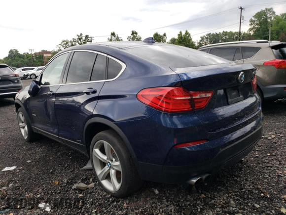 2016 BMW X4 xDrive28i with VIN 5UXXW3C50G0R22203, listed as a Copart auction lot 58575493 with 106,956 mi miles. Bid and sale history available at carsss.com. Image 2.