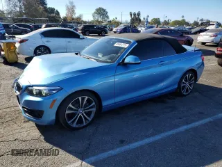 2018 BMW 2 Series 230i with VIN WBA2M7C5XJVA97368, listed as a Copart auction lot 88564715 with 30,298 mi miles and Salvage Title. Bid and sale history available at carsss.com. Image 1.