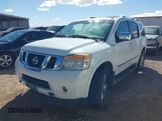 2011 Nissan Armada SV with VIN 5N1BA0ND8BN604883, listed as a IAAI auction lot 41765068 with 195,752 mi miles and . Bid and sale history available at DreamBid. Image 2.