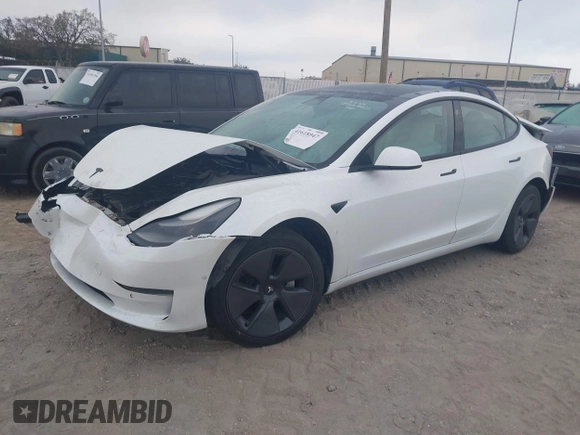 2022 Tesla Model 3 Long Range z VIN 5YJ3E1EB9NF115364, wystawiony jako IAAI lot #41618947 z przebiegiem 58 196 mil mil oraz . Historia ofert i sprzedaży dostępna na DreamBid. Obrazek 16.