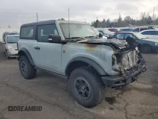 2021 Ford Bronco с VIN 1FMDE5CH2MLA68172, выставлен на аукционе Copart как лот 88787385 с пробегом Не указан миль и Списание • Salvage title. История ставок и продаж доступна на DreamBid. Изображение 4.