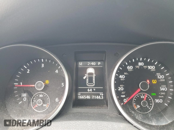 2014 Volkswagen Jetta TDI w/Sunroof & Nav with VIN 3VWPL7AJ2EM622140, listed as a Copart auction lot 56413225 with 166,546 mi miles and Salvage title. Bid and sale history available at DreamBid. Image 9.