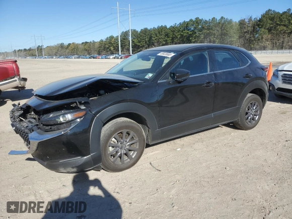2024 Mazda CX-30 S with VIN 3MVDMBAM5RM688864, listed as a Copart auction lot 49920665 with 25,838 mi miles and Salvage Title. Bid and sale history available at DreamBid. Image 1.