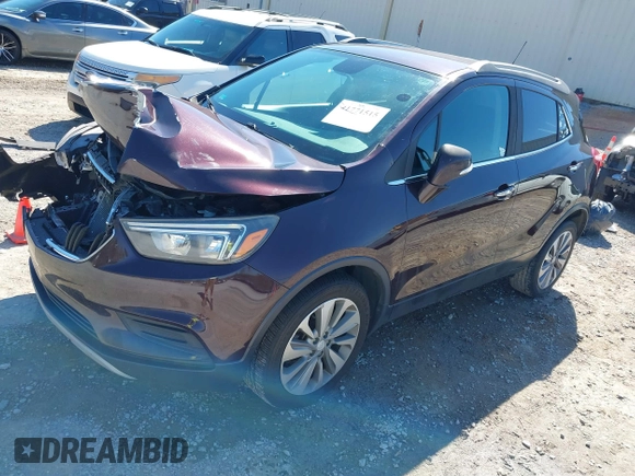 2018 Buick Encore Preferred with VIN KL4CJASB4JB627444, listed as a IAAI auction lot 41771515 with 90,332 mi miles. Bid and sale history available at carsss.com. Image 17.