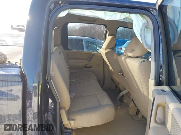 2012 Nissan Titan S with VIN 1N6AA0EJ3CN312305, listed as a IAAI auction lot 41339259 with 147,608 mi miles. Bid and sale history available at carsss.com. Image 8.