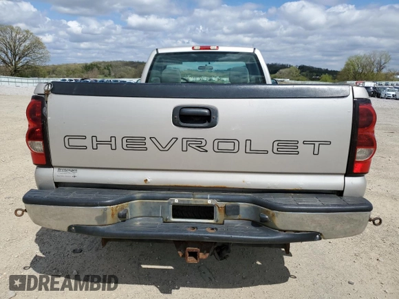 2006 Chevrolet Silverado 1500 Work Truck with VIN 3GCEC14X66G219267, listed as a Copart auction lot 55697215 with Not Provided miles and Clean Title. Bid and sale history available at DreamBid. Image 6.