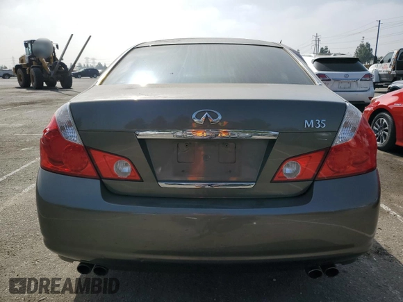 2007 Infiniti M Sport with VIN JNKAY01E77M302135, listed as a Copart auction lot 75959464 with 186,491 mi miles and Salvage Title. Bid and sale history available at DreamBid. Image 6.