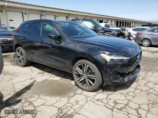 2021 Volvo XC60 R-Design with VIN YV4A22RM9M1887255, listed as a Copart auction lot 49190384 with 38,905 mi miles and Salvage Title. Bid and sale history available at carsss.com. Image 4.