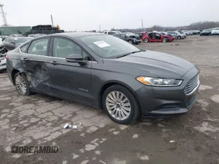 2015 Ford Fusion SE Hybrid with VIN 3FA6P0LU6FR166445, listed as a IAAI auction lot 41236037 with 94,743 mi miles. Bid and sale history available at carsss.com. Image 1.