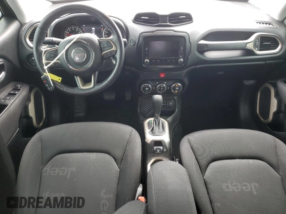 2017 Jeep Renegade Altitude with VIN ZACCJABB4HPG38515, listed as a Copart auction lot 58503415 with 104,040 mi miles and Salvage title. Bid and sale history available at DreamBid. Image 8.