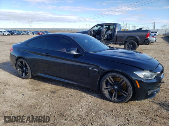 2016 BMW M4 with VIN WBS3R9C59GK338082, listed as a Copart auction lot 48574074 with 117,922 mi miles and Clean Title. Bid and sale history available at carsss.com. Image 4.