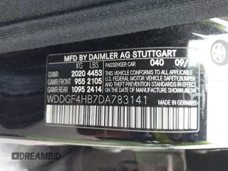 2013 Mercedes-Benz C-Class C 250 Sport with VIN WDDGF4HB7DA783141, listed as a IAAI auction lot 41788954 with 1 mi miles. Bid and sale history available at carsss.com. Image 9.